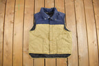 Vintage 1980s Zip Up Puffer Vest