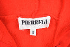Vintage 1990s Pierregi Hooded Zip Up Sweatshirt