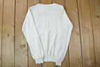 Vintage 1990s Fun Circle Pattern Knit Crewneck Sweater