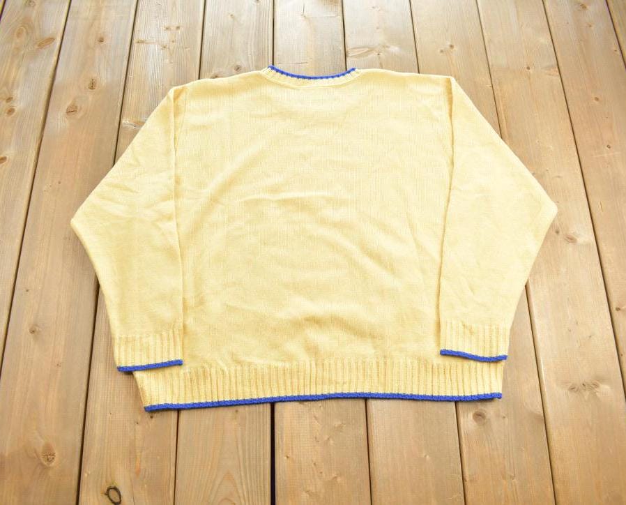 Vintage 1990s Bedford Fair Knit Crewneck Sweater Made In USA
