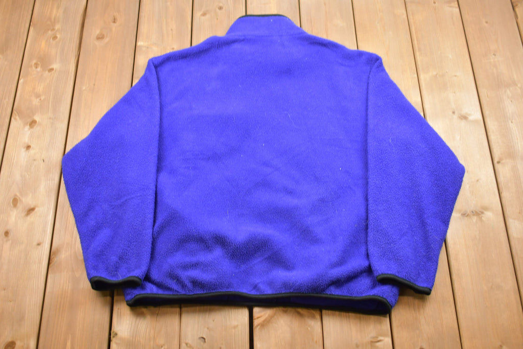Vintage 1990s St. Johns Bay Half Zip Fleece Sweater