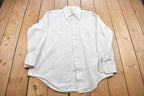 Vintage 1990s JC Penney Button Up Shirt  Stained  Abstract Pattern  Casual Shirt  Formal Shirt