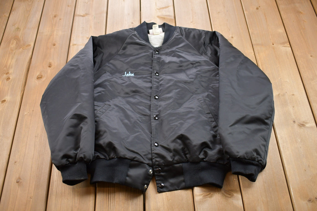 Vintage 1990s Hartwell Sailing Satin Bomber Jacket