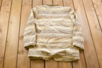 Vintage 1990s Aztec All Over Print Wool Blazer