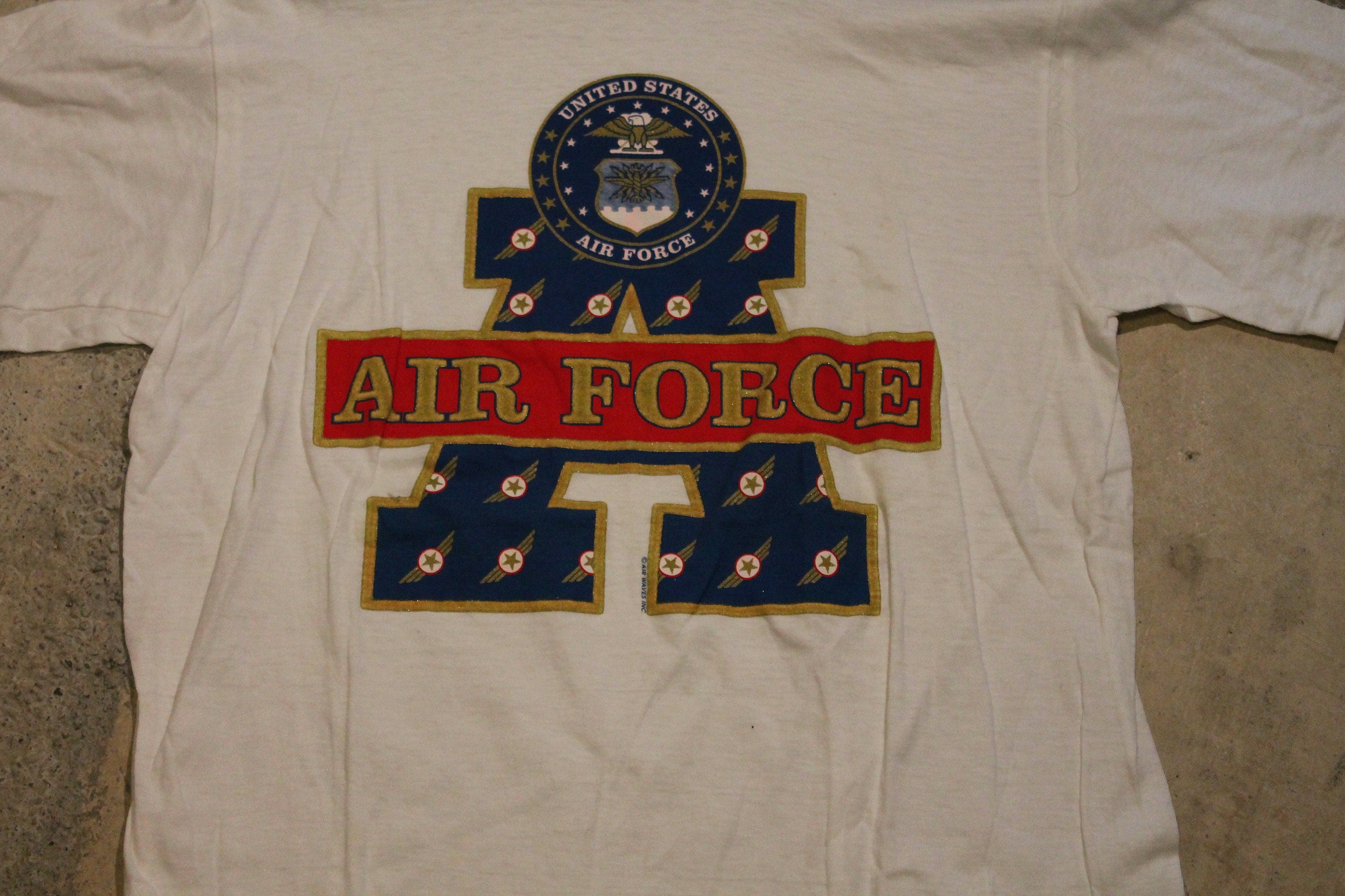 Vintage 1990s United States Air Force Graphic T Shirt