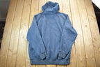 Vintage Distressed Carhartt Full Zip Fleece Lined Hoodie Sweatshirt