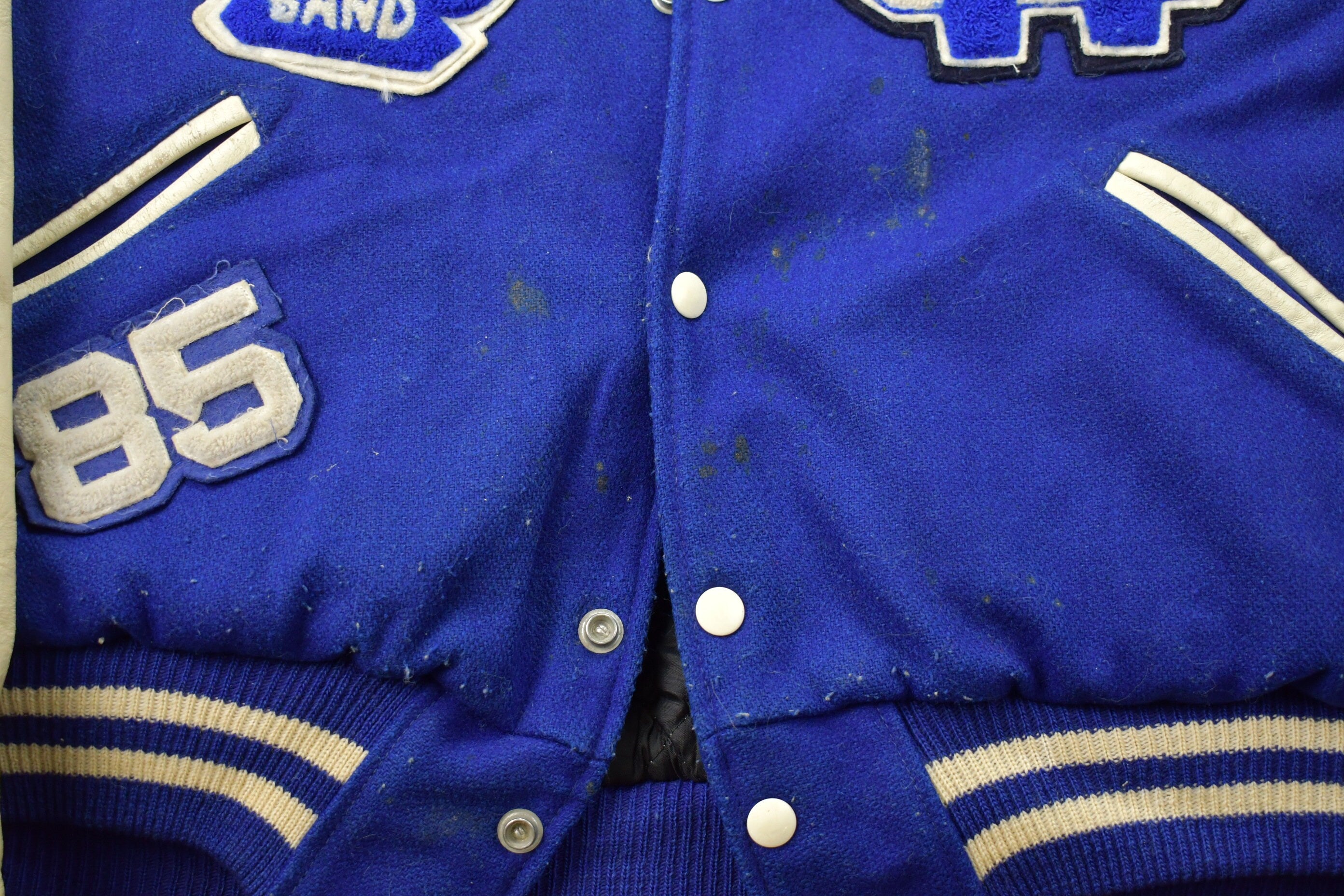 Vintage 1980s Trophy Jackets Leather Varsity Jacket