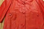 Vintage 1980s Cascadesport SA Full Length Leather Jacket