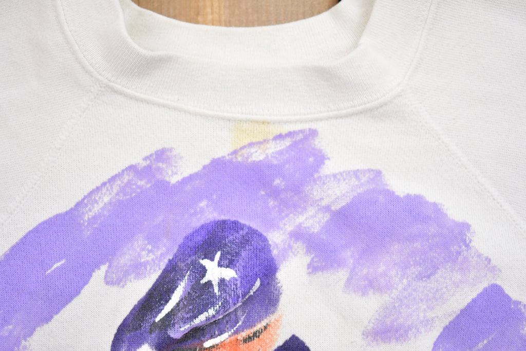 Vintage 1990s Tultex Cartoon Witch Crewneck Sweatshirt