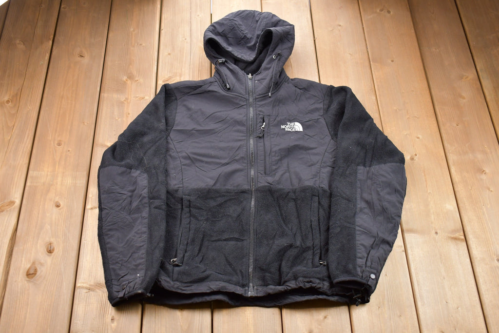 Vintage 1990s The North Face Denali Full Zip Hooded Fleece Sweater