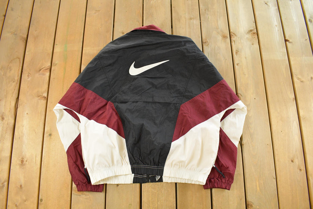 Vintage 1990s Nike Mini Swoosh Windbreaker Jacket Men's Medium