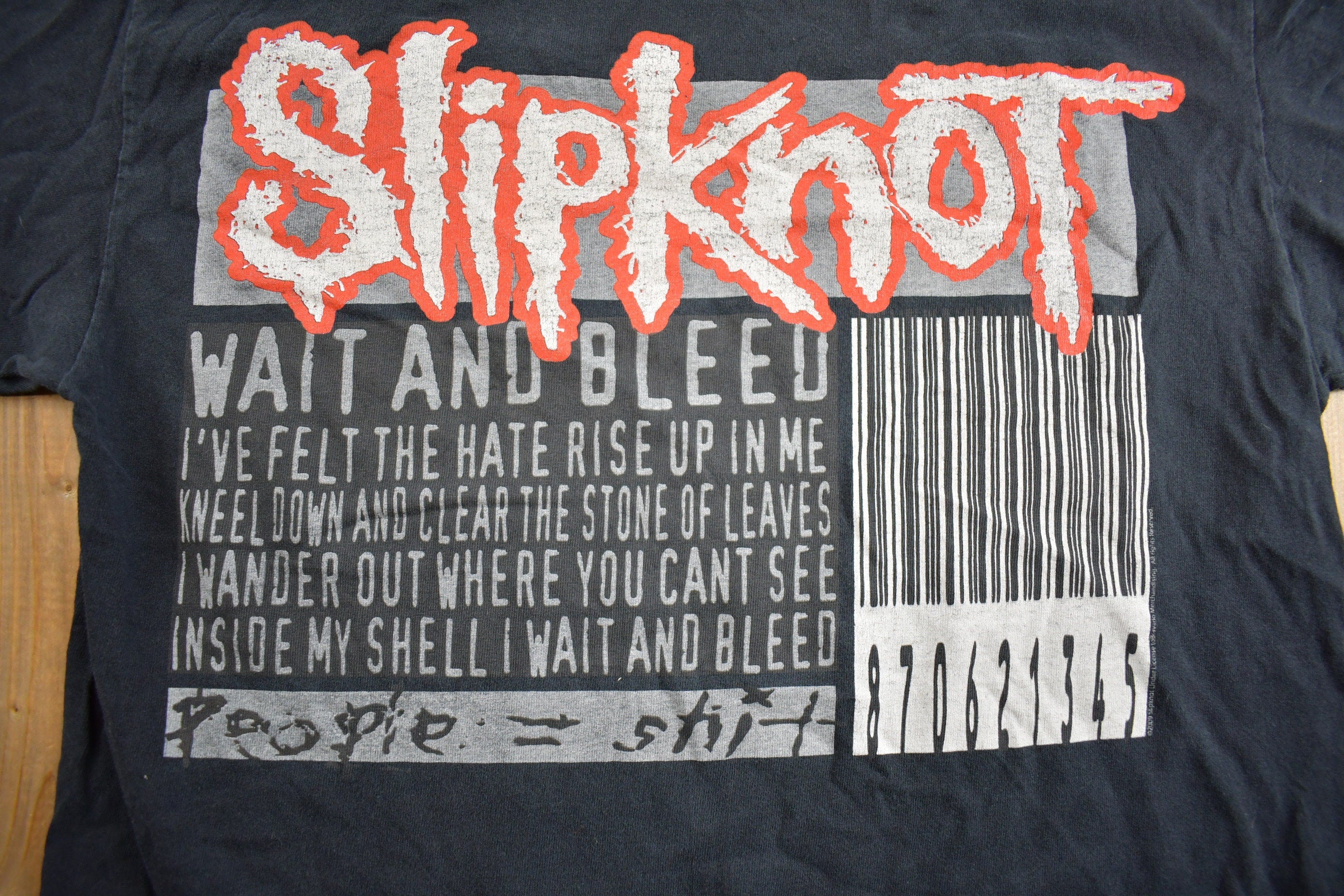 Vintage 2000s Slipknot Wait And Bleed Band Tee
