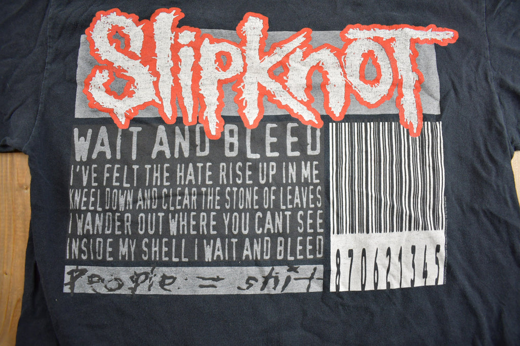 Vintage 2000s Slipknot Wait And Bleed Band Tee