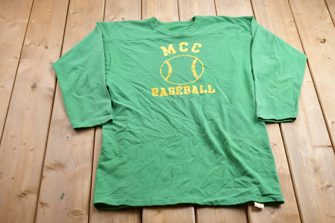 Vintage 1990s Monroe Community College Baseball Collegiate Crewneck