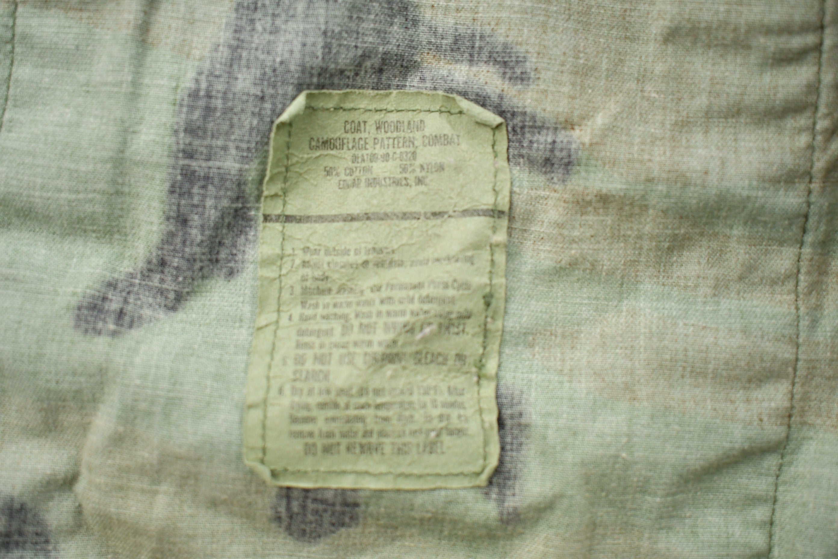 Vintage Military Button Up Shirt