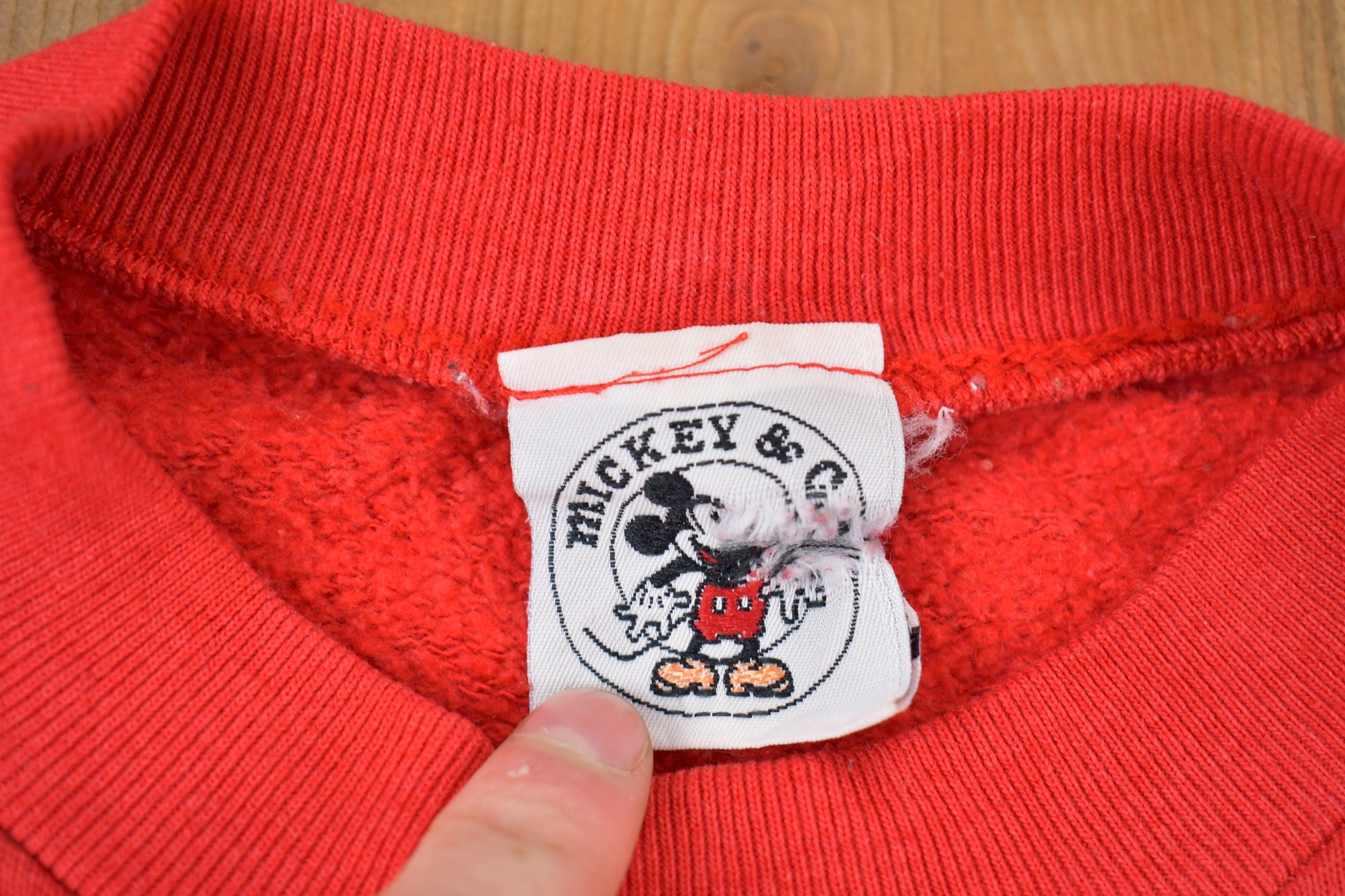 Vintage 1990s Mickey & Co Mickey Mouse Graphic Crewneck Sweatshirt
