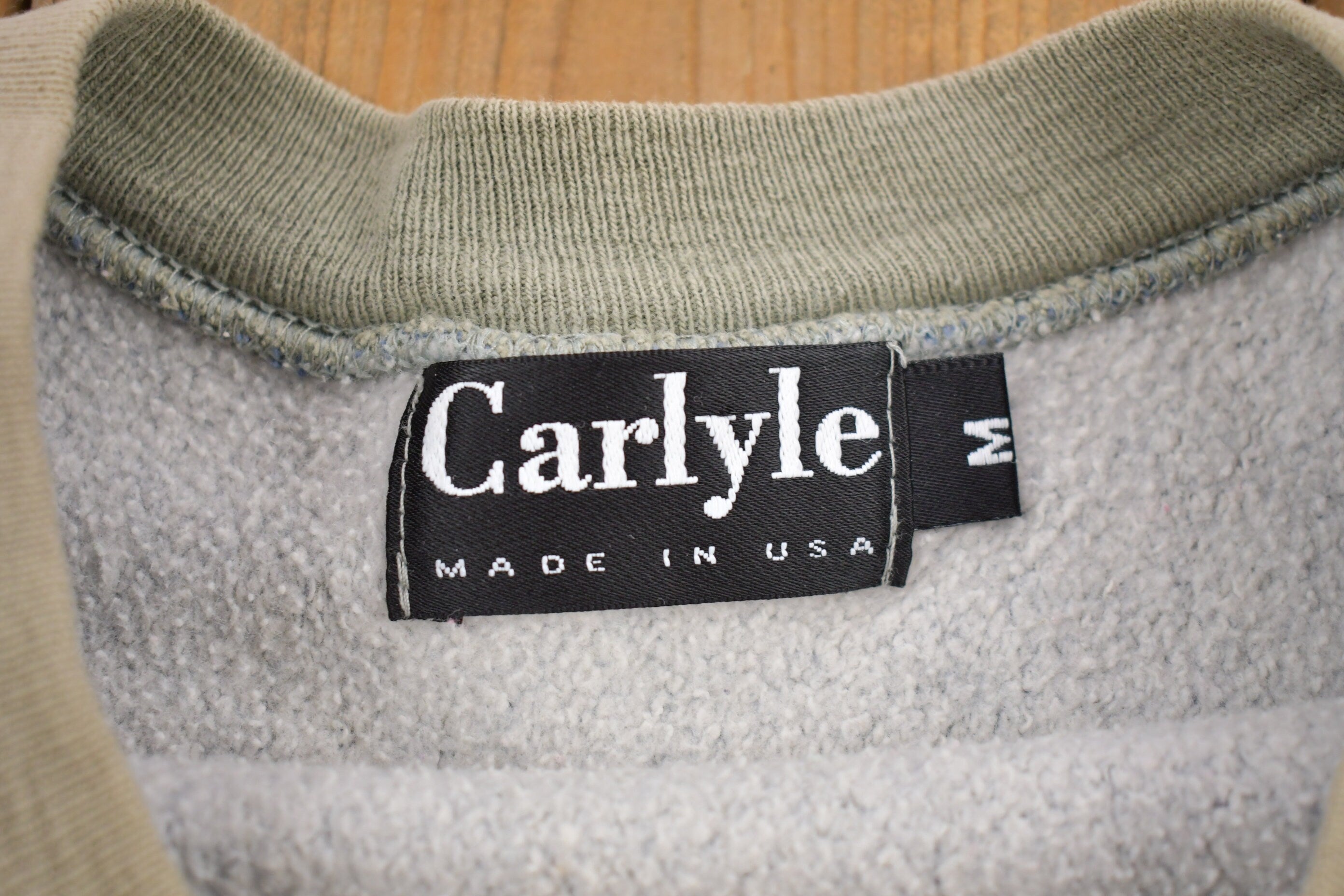 Vintage 1990s Carlyle Timber Ridge Embroidered Crewneck Sweatshirt