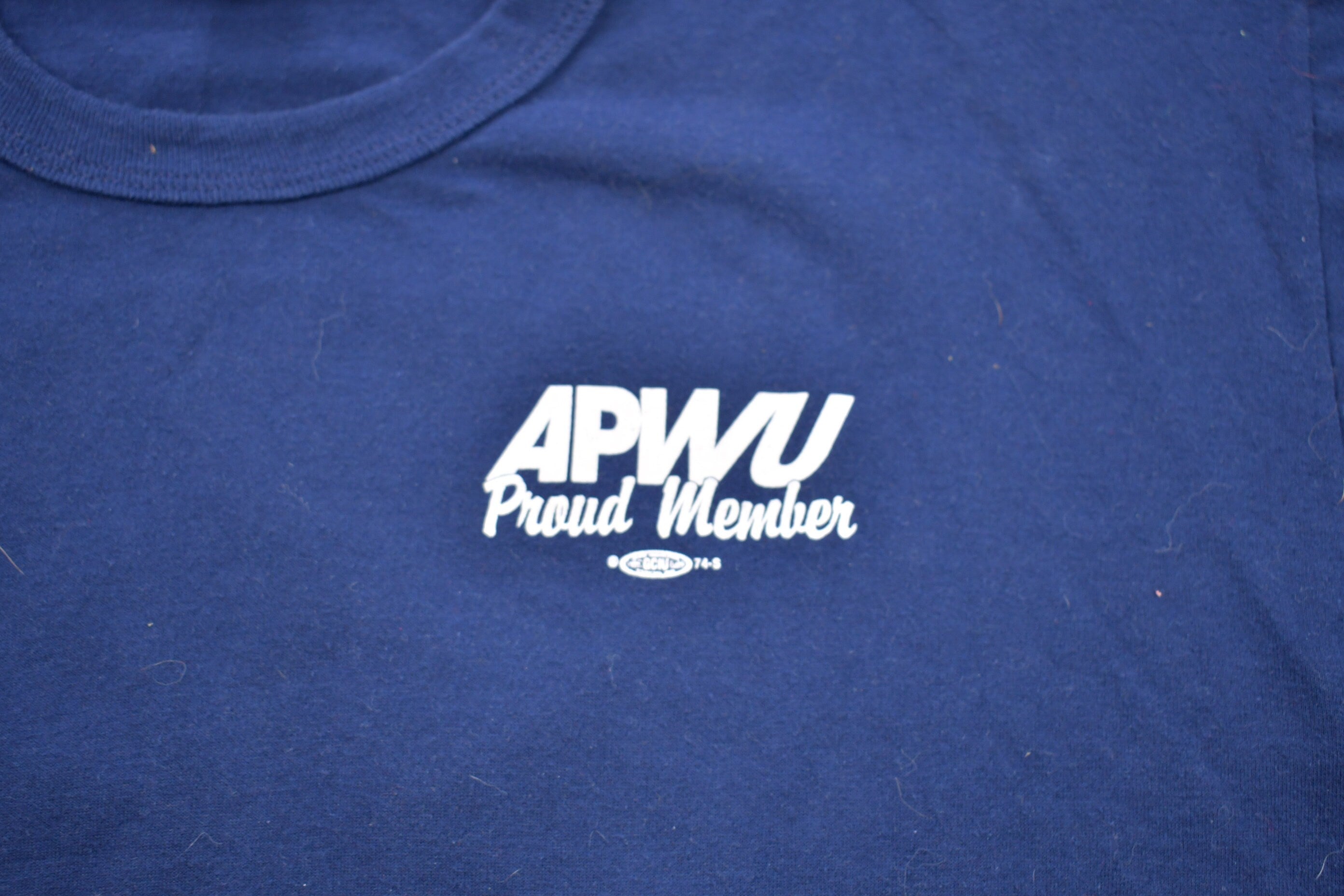 Vintage 1990s Russell Athletic American Postal Workers Union Graphic T-Shirt