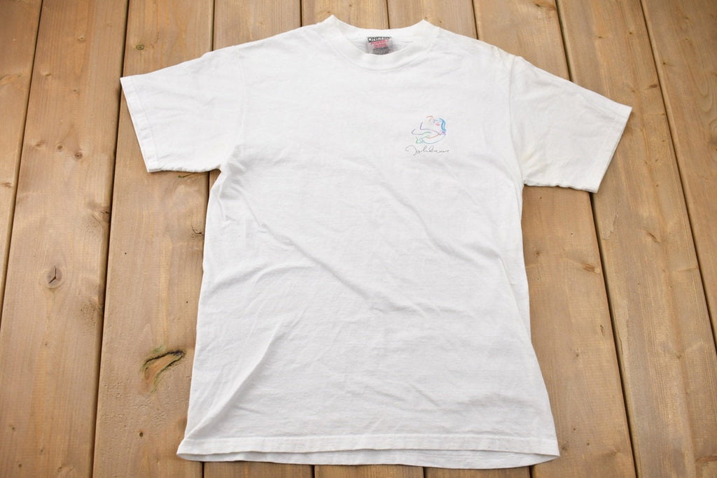 Vintage 1990s John Lennon Yoko Ono Band T-shirt