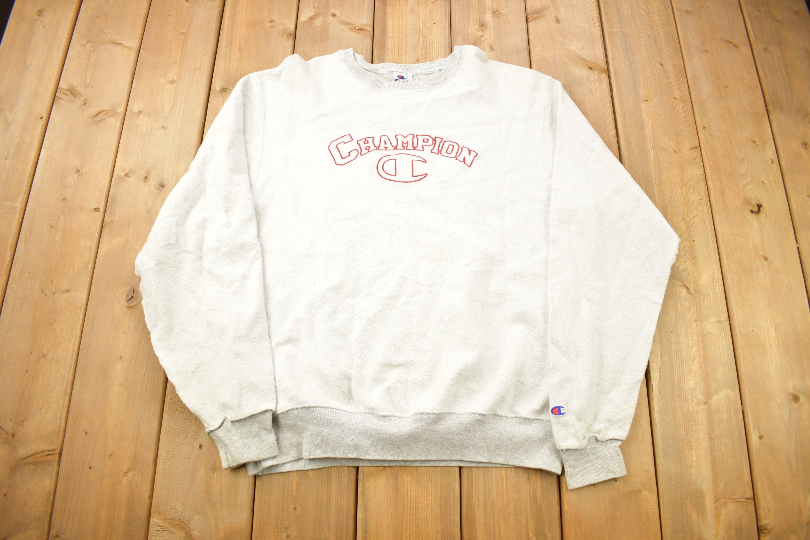 Vintage 1990s Champion Embroidered Crewneck Sweatshirt