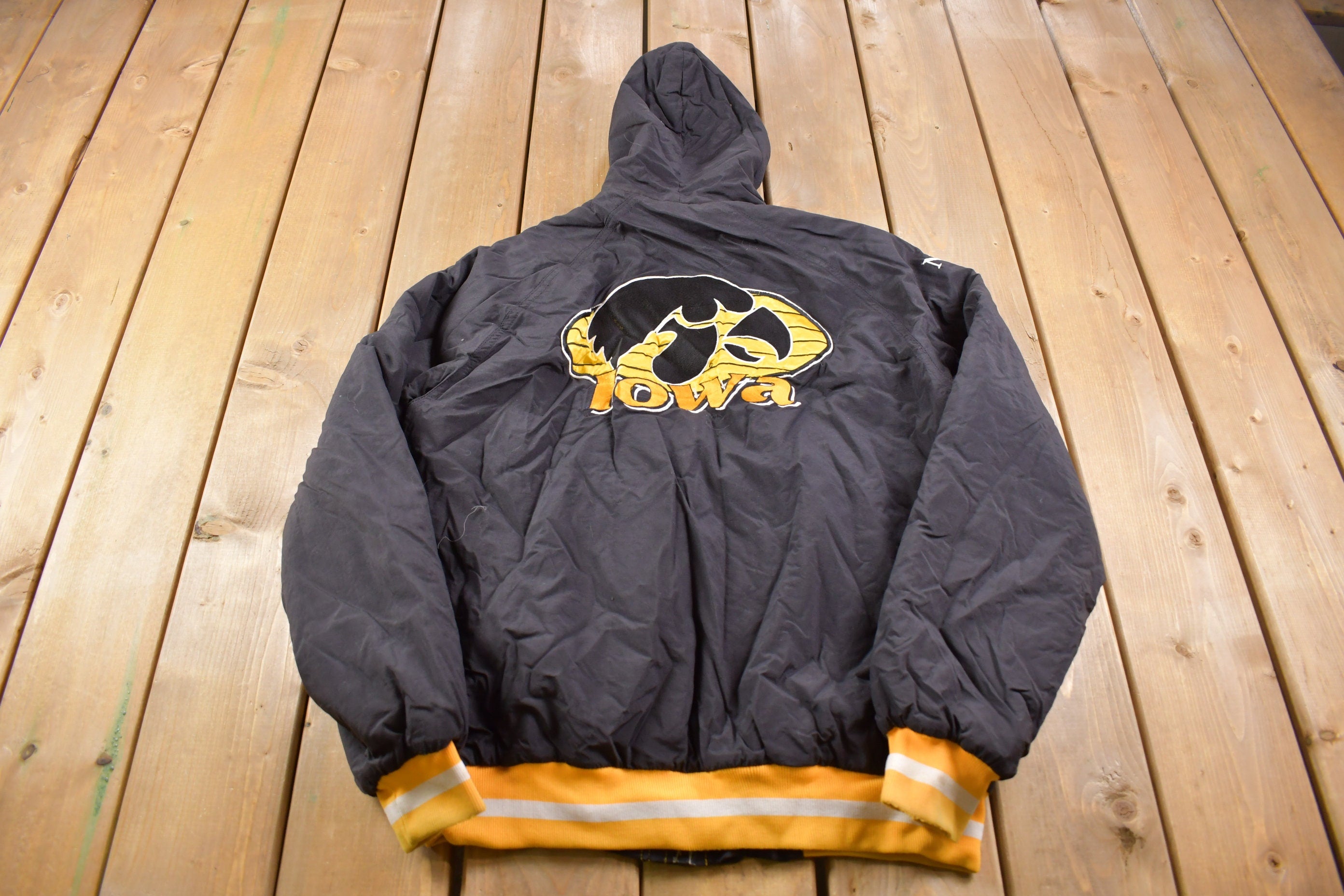 Vintage 1980s University of Iowa Hawkeyes #1 Apparel Collegiate Jacket