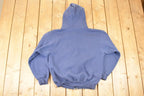 Vintage 1990s Sydney University Embroidered Full Zip Hoodie Sweatshirt Men's L