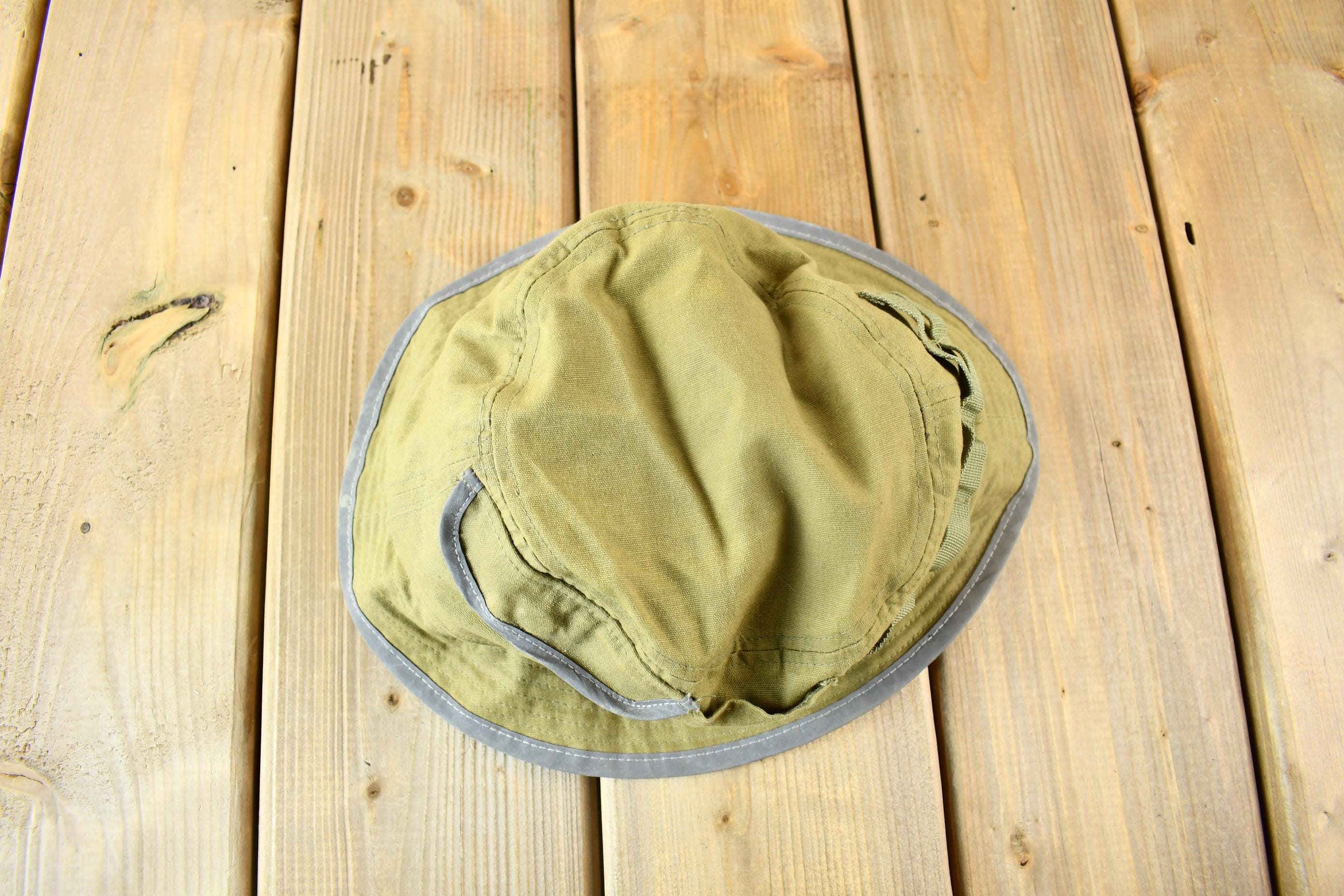 Vintage 1990s Kangol Waxed Utility Bucket Hat