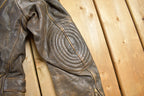 Vintage 1980s Classic Gear Leather Jacket