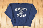 Vintage 1990s Minnesota Duluth University Crewneck Sweater Mens L