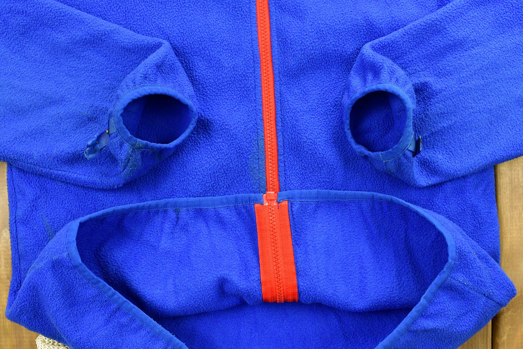 Vintage 1990s The North Face Full Zip Fleece Sweatshirt  Sportswear  90s Crewneck  Streetwear  Athleisure  Hiking