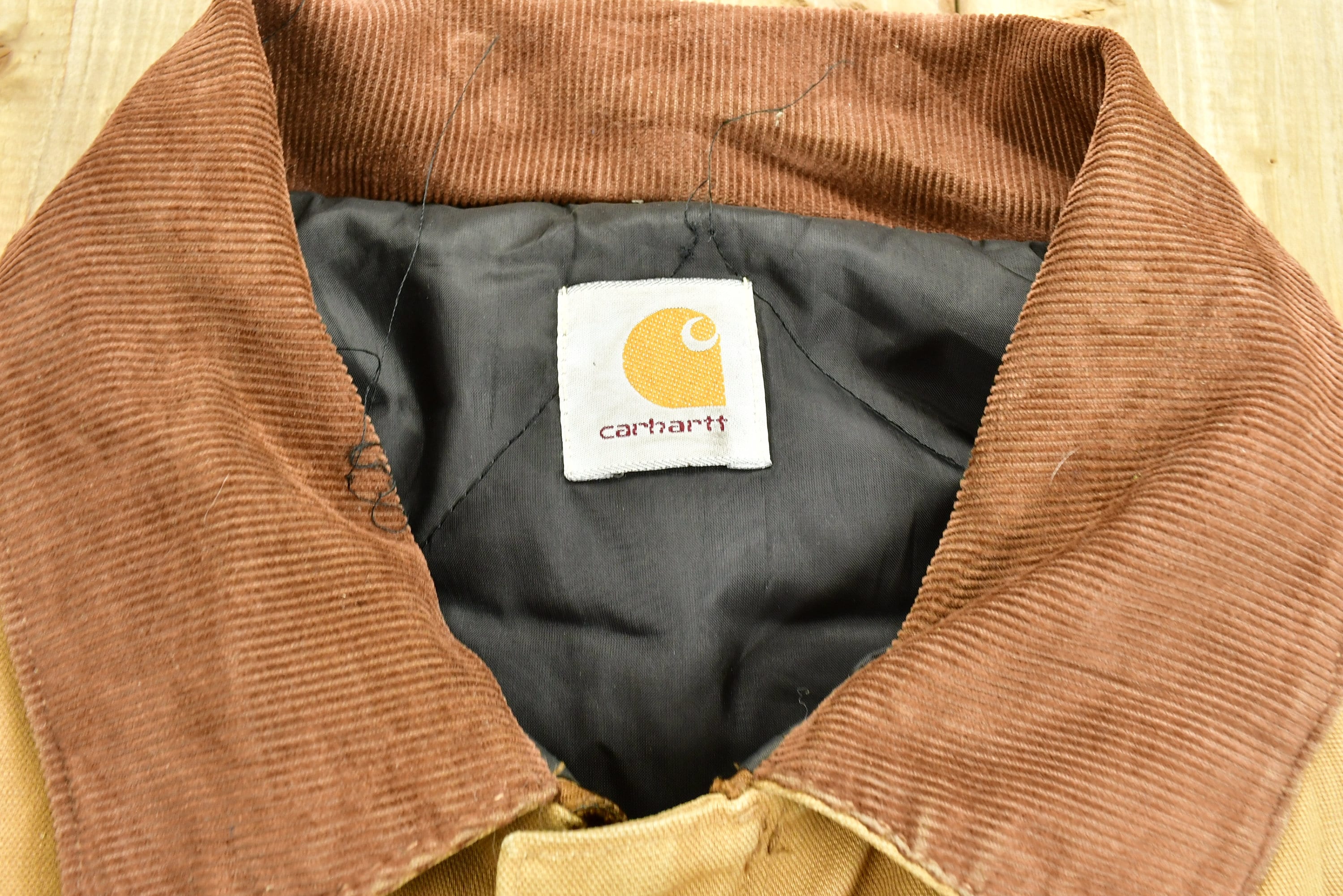 Vintage 1990s Carhartt Tan Chore Coat