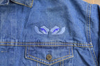 Vintage 1990s Embroidered Denim Jean Jacket