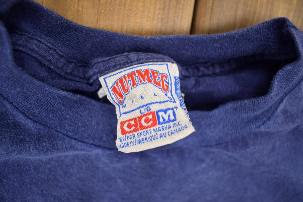 Vintage 1990s NHL Nutmeg Toronto Maple Leafs T-Shirt Made In Canada