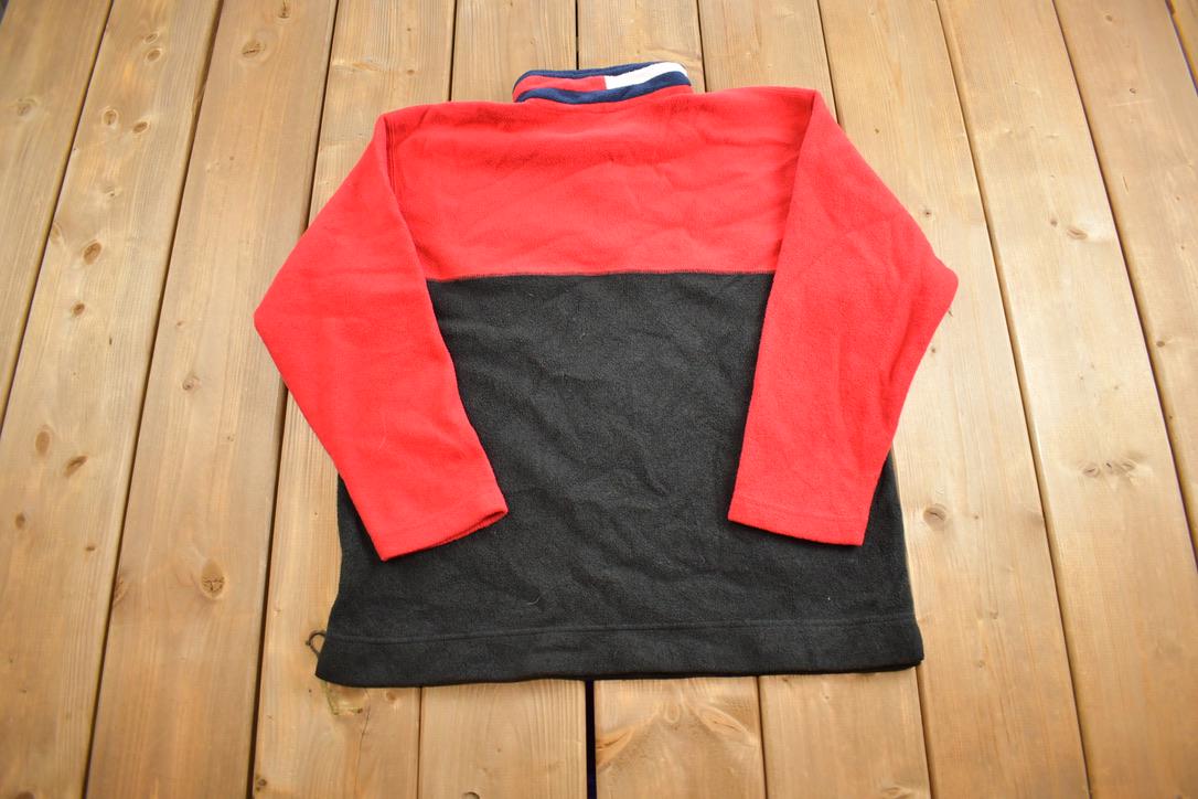 Vintage 1990s Tommy Hilfiger Fleece Zip Up Sweater