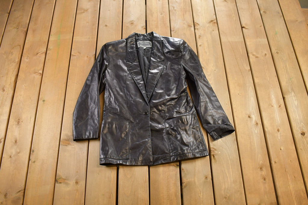 Vintage 1980s Michael Hoban North Beach Leather Jacket