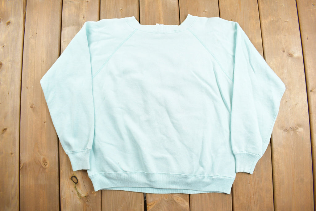 Vintage 1980s Cute Abstract Flowers Crewneck Sweater
