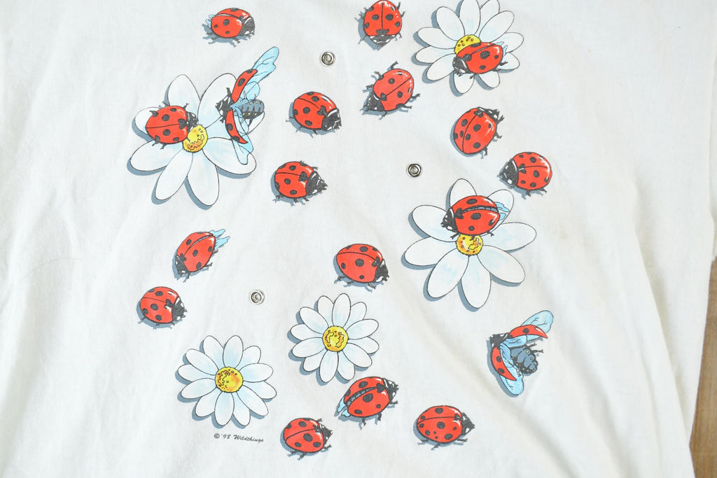 Vintage 1998 Tulsa Zoo Ladybug Single Stitch T-Shirt