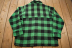 Vintage 1980s Regent Plaid Button Up Jacket