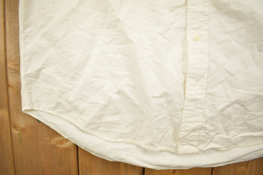 Vintage 1990s Ralph Lauren Polo Blank Button Up Shirt