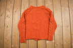 Vintage 1980s Cable Knit Knitted Cardigan Sweater
