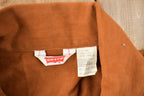 Vintage 1970s Levi's Burnt Orange Button Up Light Jacket