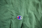 Vintage 1990s Champion Small Logo Embroidered Distressed Crewneck Sweatshirt