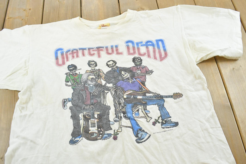 Vintage 1987 The Grateful Dead Touch of Grey Fall Tour Rock Band Concert T-Shirt Men's L