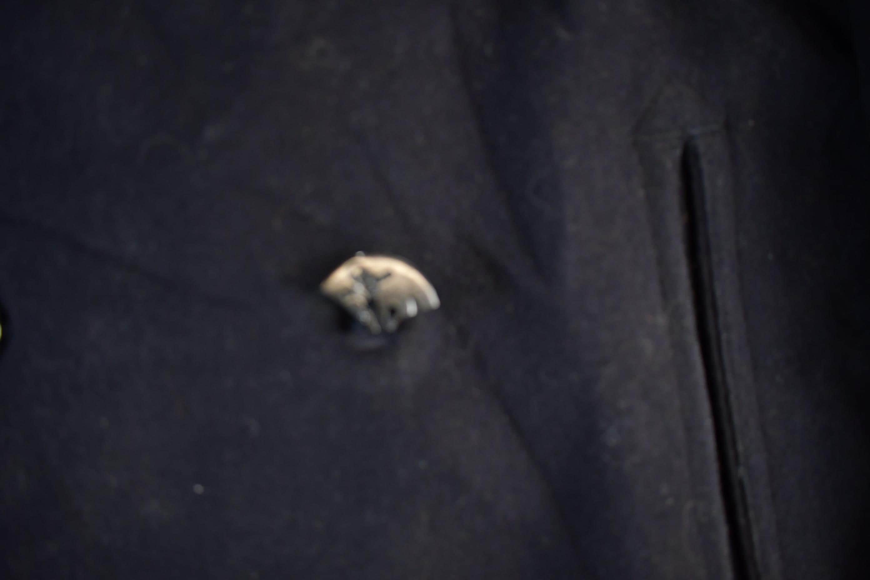 Vintage 1940s WW2 Era Naval Wool Coat Men's Small /
