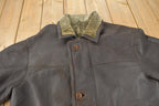 Vintage 1990s Geoffrey Beene Authentic Leather Shearling Jacket Size L