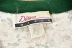Vintage 1990s All Over Flower Print Cute Floral Crewneck