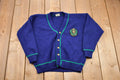 Vintage 1990s Carom Wear Knitted Cardigan