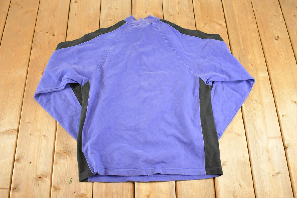 Vintage 1990s Gap Tech Quarter Zip Sweatshirt Mens S