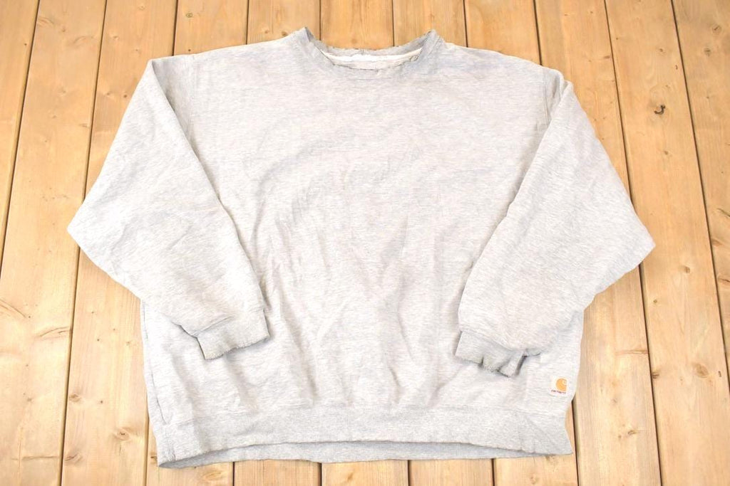 Vintage 1990s Carhartt Heavyweight Embroidered Crewneck Sweatshirt Mens 3X