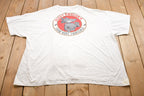 Vintage 1998 Russell Athletic Fuzzy Zoeller Wolf Challenge Wolf Theme Graphic T-Shirt